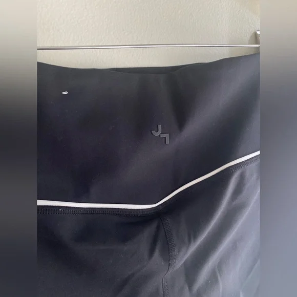 JoyLab High Rise Black Leggings with White Accent Size Large Women’s 7/8 Target - Picture 5 of 6